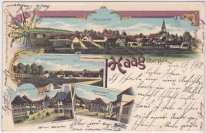 92655 Haag/Oberpfalz (Grafenwöhr), Farblitho, ca. 1900