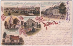 Kolbnitz bei Peterwitz (Kreis Jauer), Farblitho, ca. 1905