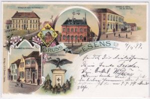 26427 Esens (Ostfriesland), Farblitho, ca. 1895