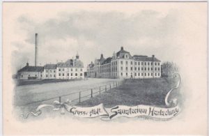 81545 München-Harlaching, Sanatorium, Litho, ca. 1900