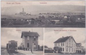31020 Thüste (Salzhemmendorf), u.a. Bahnhof, ca. 1910