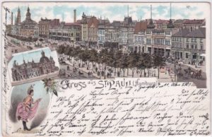 20359 Hamburg-St. Pauli, Reeperbahn, Farblitho, ca. 1900