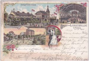 22525 Hamburg-Langenfelde (Stellingen), Farblitho, ca. 1900