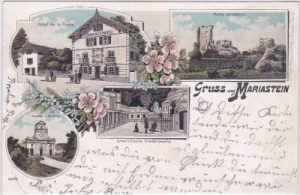 Mariastein (Metzerlen), Hotel Poste, Farblitho, ca. 1900
