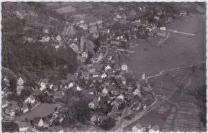 63776 Niedersteinbach/Kahlgrund (Mömbris), Luftaufnahme, ca. 1960