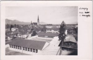 83395 Freilassing, Neue Volks- und Mittelschule, ca. 1955