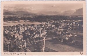 83395 Freilassing, Straßenansicht, ca. 1940