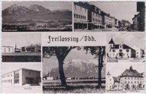 83395 Freilassing, u.a. Bahnhof, ca. 1960