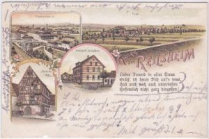 69245 Bammental-Reilsheim, Farblitho, ca. 1900