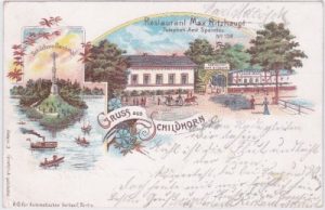 14193 Schildhorn (Berlin-Grunewald), Farblitho, ca. 1900