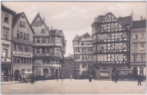 34117 Kassel, Marktplatz, Geschäfte, ca. 1930