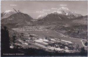 82481 Mittenwald, Am Hirtbichl, Pionier-Kaserne, ca. 1960