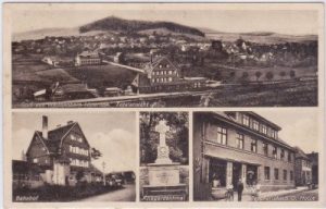 37345 Weissenborn-Lüderode (Eichsfeld), Bahnhof, ca. 1935