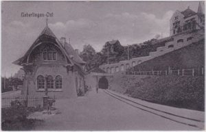 88662 Überlingen-Ost (Bodensee), Bahnhof, ca. 1905