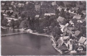 78343 Hemmenhofen/Bodensee (Gaienhofen), Luftaufnahme, ca. 1960