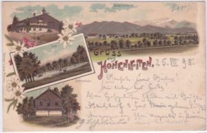 82547 Hohenleiten (Eurasburg), u.a. Sommerhaus, Farblitho, ca. 1895