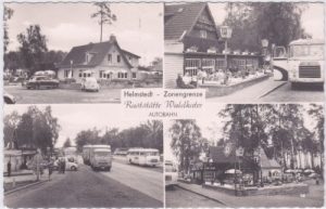 38350 Bad Helmstedt, Zonengrenze, Raststätte, ca. 1960