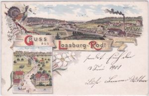 72290 Rodt (Loßburg), Sägewerk, Farblitho, ca. 1900