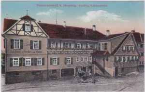 72226 Simmersfeld bei Altensteig, Gasthaus, ca. 1910