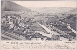 72270 Klosterreichenbach (Baiersbronn), Bahnhof, ca. 1900