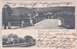 73630 Geradstetten im Remsthal (Remshalden), Bahnhof, ca. 1900
