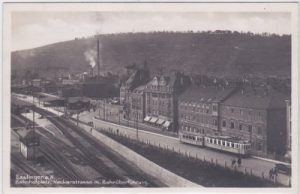 73728 Esslingen am Neckar, Neckarstraße, ca. 1930