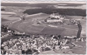 73450 Neresheim, Luftaufnahme, ca. 1955