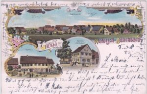 74532 Windisch-Brachbach (Ilshofen), Farblitho, ca. 1900