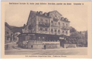 76530 Baden-Baden, Hotel Bayrischer Hof, ca. 1920