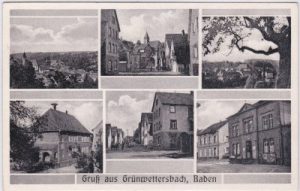 76228 Grünwettersbach/Baden (Karlsruhe), Straßenansicht, ca. 1940