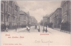 76829 Landau/Pfalz, Glacisstrasse, ca. 1900