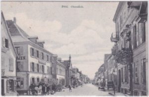 77815 Bühl (Baden), Oberstadt, Straßenansicht, ca. 1905