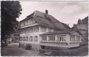 77784 Oberharmersbach-Riersbach, Gasthaus Sonne, ca. 1955