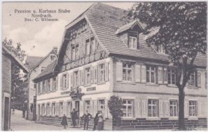 77787 Nordrach im Schwarzwald, Gasthof Stube, ca. 1915