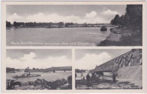 77694 Kehl am Rhein, Brücke nach Straßburg, ca. 1940