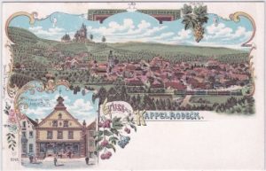 77876 Kappelrodeck, Handlung August Roth, Farblitho, ca. 1900