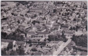 78166 Donaueschingen, Luftaufnahme, ca. 1960