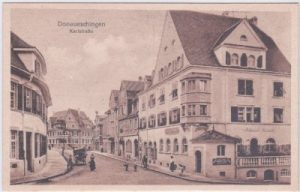 78166 Donaueschingen, Karlstraße, ca. 1915