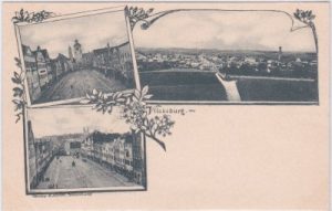 84137 Vilsbiburg, Mehrbildkarte, ca. 1900