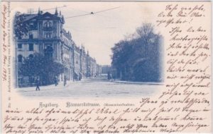 86150 Augsburg, Bismarckstraße, ca. 1895