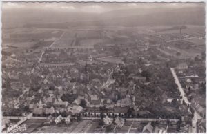 31848 Bad Münder am Deister, Luftaufnahme, ca. 1955