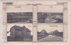 37327 Leinefelde (Eichsfeld), u.a. Bahnhof, ca. 1900