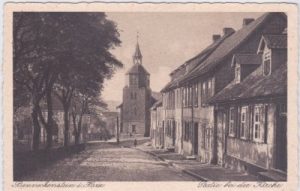 38877 Benneckenstein im Harz, Straßenansicht, ca. 1925