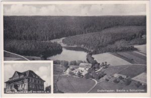 79865 Schlüchtsee (Grafenhausen), Luftaufnahme, ca. 1950