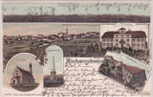 79862 Höchenschwand, u.a. Fabrik, Farblitho, ca. 1900