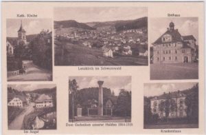 79853 Lenzkirch im Schwarzwald, u.a. Krankenhaus, ca. 1925