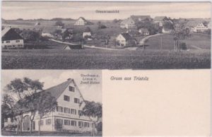 88430 Tristolz (Rot an der Rot), u.a. Gasthaus, ca. 1905