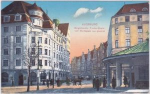 86150 Augsburg, Bürgermeister Fischer-Straße, ca. 1915