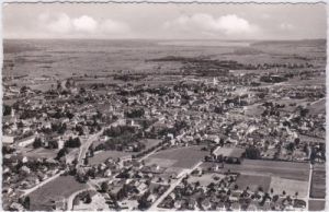 82362 Weilheim in Oberbayern, Luftaufnahme, ca. 1965