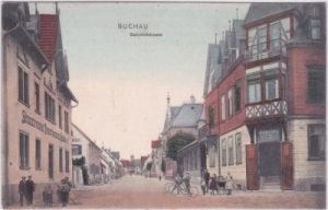 88422 Buchau am Federsee, Bahnhofstrasse, ca. 1905